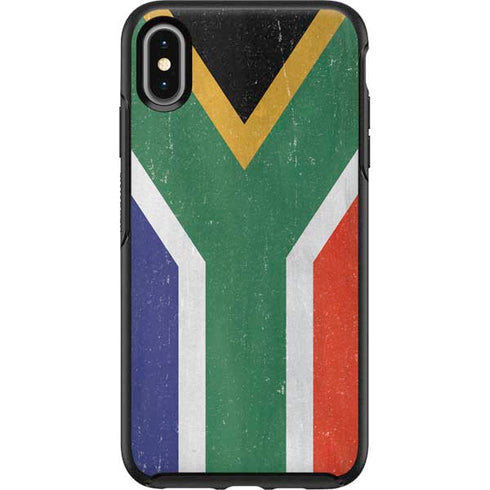 South Africa Flag Distressed Otterbox Symmetry iPhone Skin